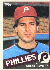 1985 Topps Baseball Cards      636     Shane Rawley